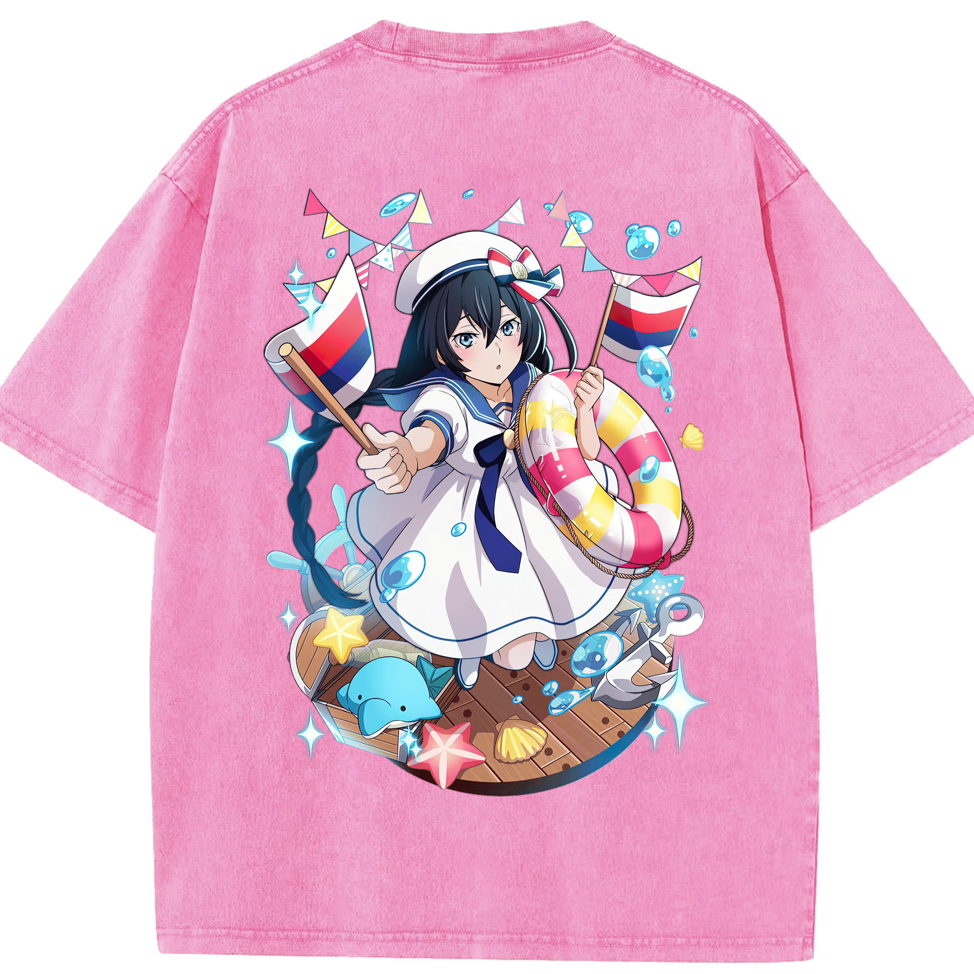 （画像用） 文豪ストレイドッグス Bungo Stray Dogs 綿100% ヴィンテージ風 半袖Tシャツ（背面プリント）